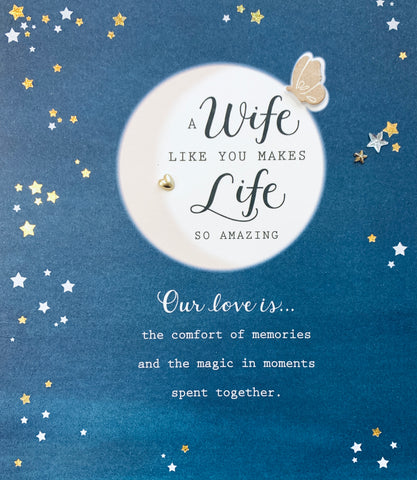 Wife Valentines- moon and stars