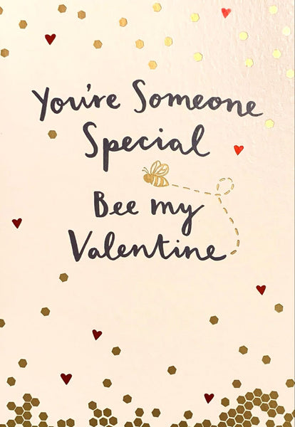 Someone Special Valentine’s Day card - cute bee