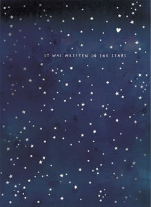 Valentine’s Day card - written in the stars