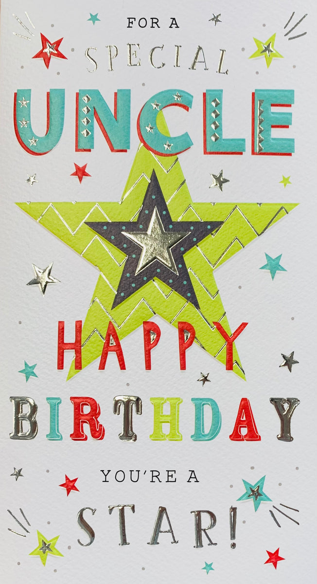 Birthday card Uncle – Cards Through The Post.com