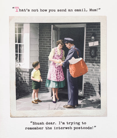 Funny Mum Mother’s Day card- old photo