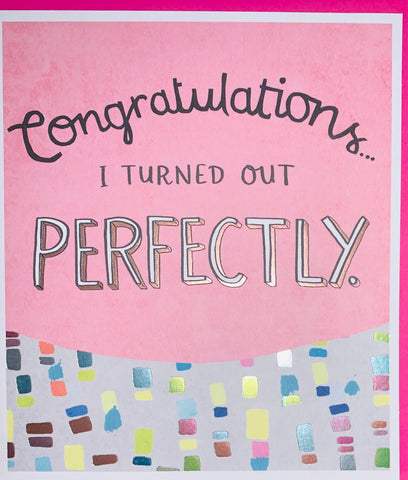 Funny Mum Mother’s Day card from perfect child