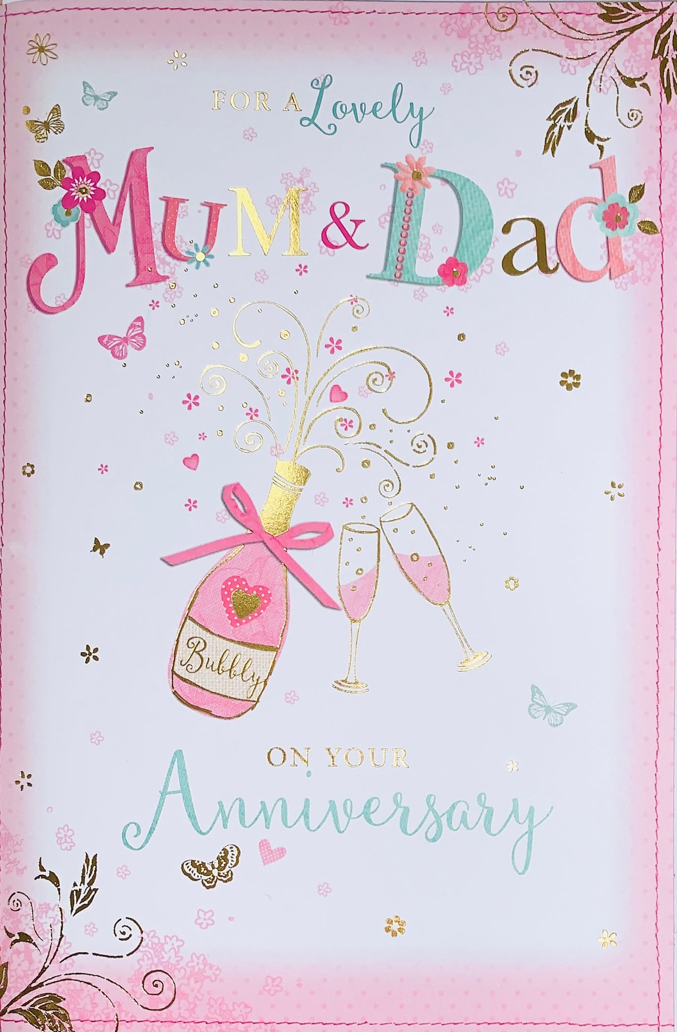 Mum and Dad anniversary card