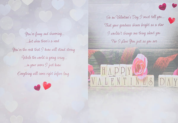 Husband Valentine’s Day card- sentimental verse