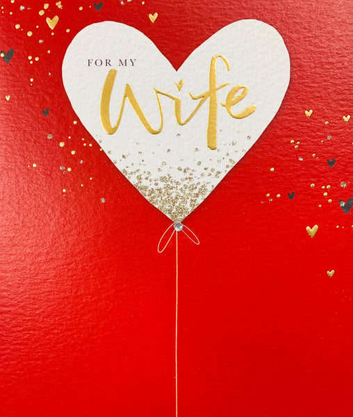 Wife Valentines - balloon hearts