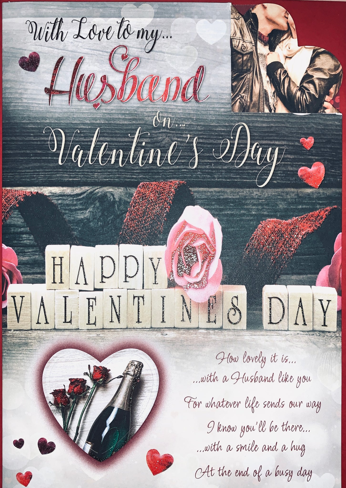 Husband Valentine’s Day card- sentimental verse