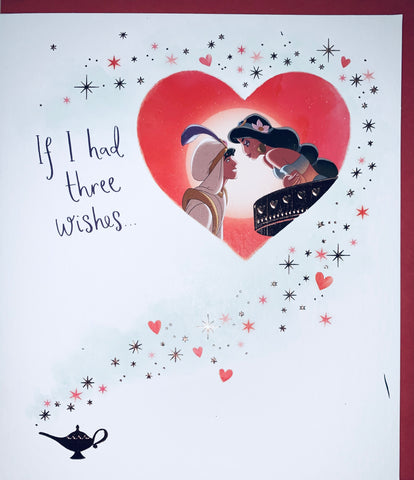 Valentine’s Day card- Disney Aladdin