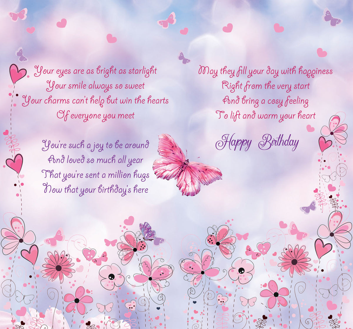 Great Granddaughter birthday card- sentimental verse – Cards Through ...