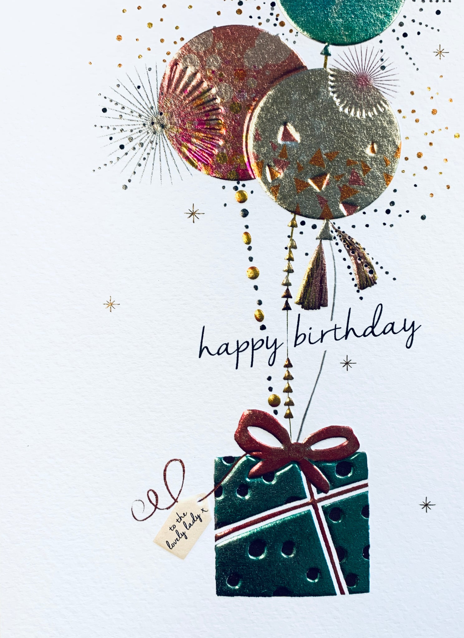 General birthday card for her- gift and balloons – Cards Through The ...