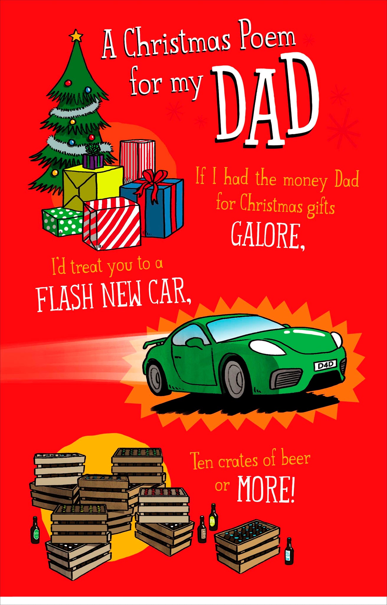 Dad Christmas card - funny