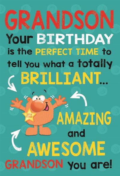 Grandson funny birthday card- runs in the family – Cards Through The ...