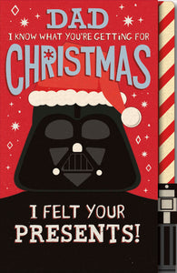 Dad Christmas card - Star Wars Darth Vader