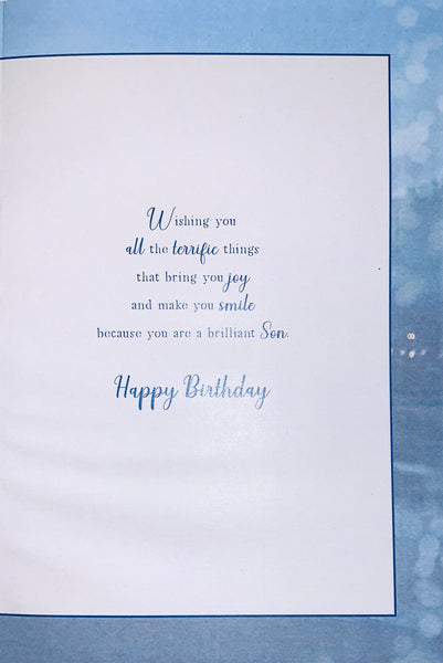 Son birthday card - Sentimental verse