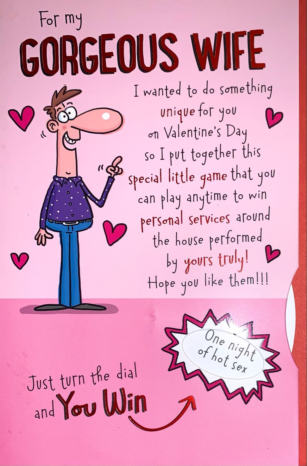 Funny Wife Valentine’s Day card