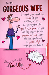 Funny Wife Valentine’s Day card